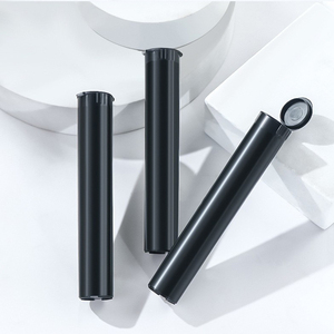 Tube en PP noir scellé personnalisé de 116 mm, conteneur en plastique, tubes en plastique noirs et transparents, tubes en PP à ouverture sécurisée pour enfants - Product Image 1