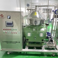 Séparateur centrifuge à disque industriel pour la clarification du bouillon de cellules bactériennes de biomasse