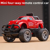 Voiture télécommandée mini tout-terrain 4x4 transfrontalière, voiture de simulation électrique sans fil pour enfants, jouet pour garçons, 1 an