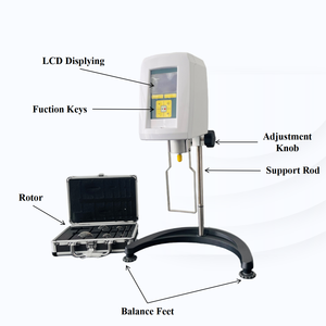 جهاز قياس اللزوجة الدوار بشاشة الكريستال السائل DH-RVDV-2 بدقة عالية وخطأ منخفض - Product Image 3