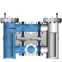 Filtre à paniers duplex ZSZY en acier inoxydable 316L DN50-DN300, équipement de filtration liquide industriel pour la transformation de l'amidon, garantie 1 an