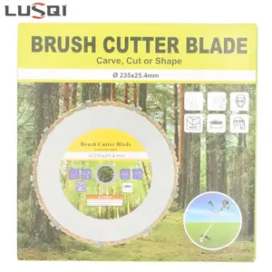 <span class=keywords><strong>LUSQI</strong></span> Top Quality sharp Cutting Circle C1017 25.4mm Metal Trimmer Head Blade Brush Cutter Blade for Shape - Product Image 5