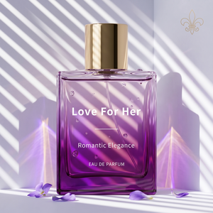 Nueva fragancia floral romántica y elegante para ella, Eau de Parfum en botella de vidrio degradado para marca de cosméticos al por mayor - Product Image 1