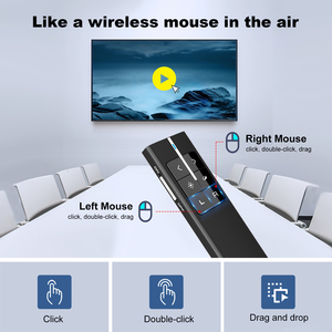 Produit Tendance 2026 – Souris Air avec Contrôle du Volume, Présentateur Sans Fil Multi-appareils Bluetooth, Télécommande de Présentation PPT avec Fonction de Marquage - Product Image 2