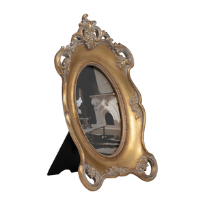 Cornice Ovale Decorativa 4x6 Pollici in Poliresina per Tavolo e Mensola - Product Image 2