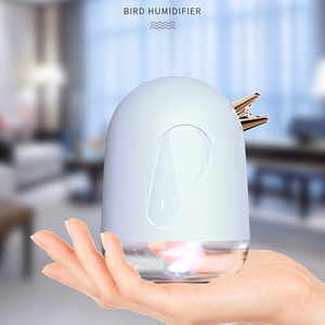 Nhà máy Nano <span class=keywords><strong>Mist</strong></span> Diffuser trẻ em cảm ứng chuyển đổi vui USB máy tính để bàn văn phòng xe yên tĩnh phun chim không khí mini Màu ánh sáng độ ẩm - Product Image 2