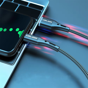 Cavo USB-C per Stampante in Nylon 3A, Intrecciato, 0.5m-3m, <span class=keywords><strong>Ricarica</strong></span> Rapida 20W, Disponibile, Spedizione Veloce - Product Image 3
