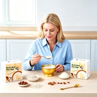 Thick Coconut Cream Bird's Nest Porridge Instant Children's Natural Beauty Food