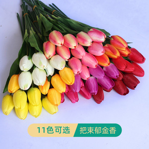 Ramo de Tulipanes Artificiales Xinchengzhi de Seda de 30cm-100cm, Decoración para Sala de Estar, Adorno Interior - Product Image 5