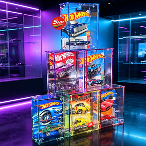 SHP Hot Wheels <span class=keywords><strong>Stranger</strong></span> <span class=keywords><strong>Things</strong></span> 10ème Anniversaire 83 Chevy Van – Boîte de Présentation en Acrylique Anti-Poussière pour Modèles de Voitures - Product Image 6