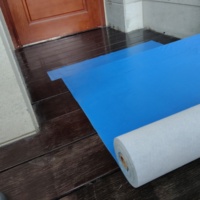 Rouleau de feutre de protection de sol auto-adhésif non tissé laminé imprimé sur mesure, fourniture d'usine OEM, commande en gros