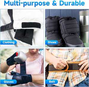 Sangle auto-agrippante en nylon élastique, résistante, écologique, imperméable, à coudre, pour fixation industrielle - Product Image 2