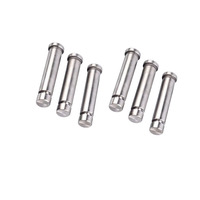 Broches cylindriques en acier inoxydable 304 A2 sur mesure, toutes longueurs et diamètres, fabriquées en usine