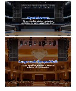 Système audio professionnel CHORDIO PA TG-208P, <span class=keywords><strong>amplificateur</strong></span> de subwoofer à double ligne de 8 pouces, garantie de 2 ans, concerts en plein air, stades - Product Image 5