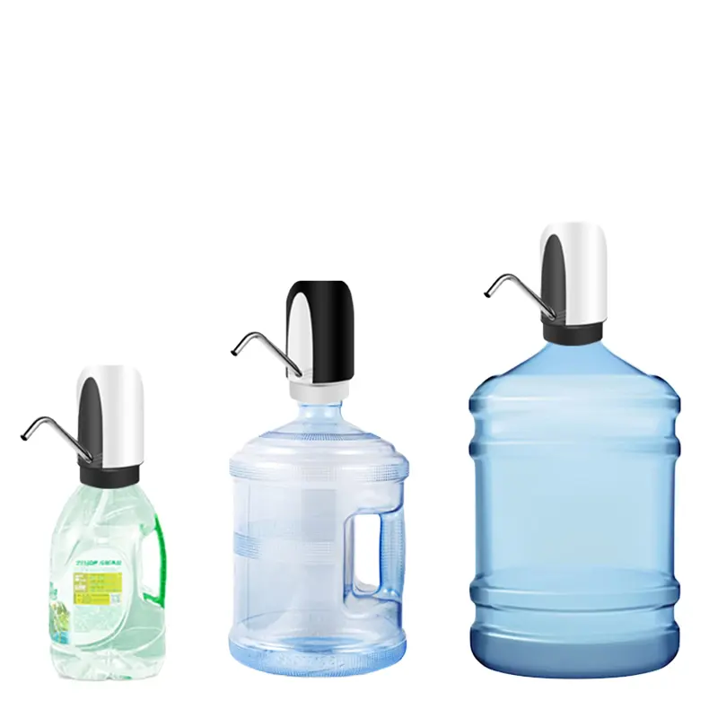 Dispenser pompa botol air elektrik Mini, dispenser pompa botol air portabel, pompa botol 5 galon otomatis isi ulang daya USB