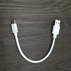 20 cm OD 4mm thick short data usb cable for iphone 5 6 7 8 plus 11 12 13 pro max mini 20cm data charger fast charging cable