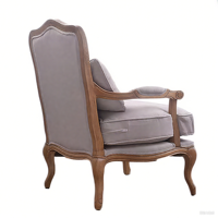 Fauteuil et canapé de loisirs en bois de style antique moderne de haute qualité, vente en gros d'usine, pour salon et hôtel