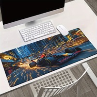 Cool Racing Car Élégant PC Gaming Tapis de souris Gamer Tapis Teclado Tapis ergonomique Tapis de bureau pour ordinateur portable 900X400