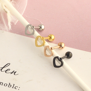 Pendiente quirúrgico de acero inoxidable para <span class=keywords><strong>hombre</strong></span> y mujer, <span class=keywords><strong>Piercing</strong></span> de cartílago, hélice, oreja, Punk - Product Image 2