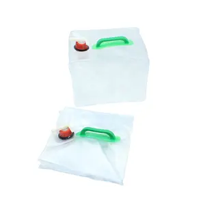 Water Jug Water Tank Storage Foldable Water Container Faucet WaterTank Storage Plastic Bag Dispensing Containers With Spigot