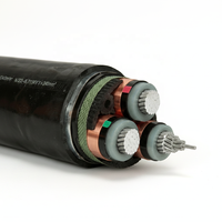 11kV 15kV 33kV 240-630 mm² Kupfer/Aluminium NYY22/NAYY22/NA2X2Y XLPE Swa/Sta Armiertes Mittelspannungs-Stromkabel MV