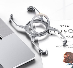 Lightweight Foldable <strong>360</strong> <strong>Degree</strong> <strong>Rotating</strong> Aluminum Phone <strong>Case</strong> for iPhone 16 15 Pro Max Kickstand <strong>Case</strong> With Aluminum Alloy Frame - Product Image 3