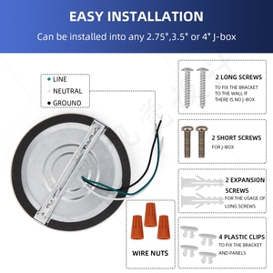 Phổ biến vòng trần ánh sáng cấu hình thấp bề mặt gắn kết ánh sáng 5in 7in 9in 11in 3cct có thể điều chỉnh thay đổi độ sáng tuôn ra gắn bảng điều khiển ánh sáng - Product Image 6