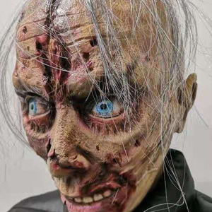 Commercio all'ingrosso di Vendita Calda di Halloween Mascherina di Orrore Testa Alien Cappuccio Zombie Mascherina Del Partito - Product Image 4