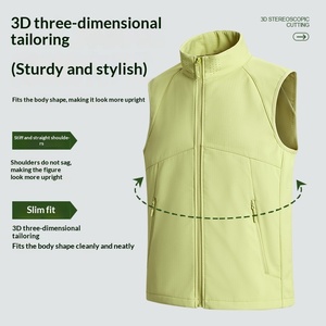 Chalecos Personalizados con Logotipo para Hombre y <span class=keywords><strong>Mujer</strong></span>, Unisex, sin Mangas, para Montañismo, Senderismo, Deportes al Aire Libre, Trabajo, Golf, Entrenamiento - Product Image 2