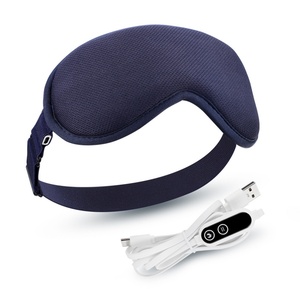 USB Powered Heated Eye Mask with Adjustable <b>Vibration</b> & Temperature, Hot Steam Eye Care Massager for Home Travel - Product Image 1