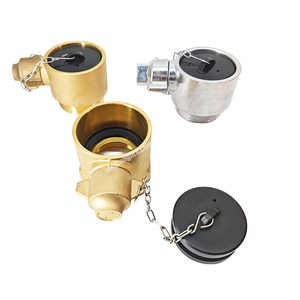 2026 John Morris BS336 Adaptateur instantané fileté femelle BSP 2,5 pouces, capuchon flexible en laiton, accessoires de lutte contre l'incendie, couvercle de chaîne - Product Image 1