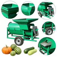 Machine professionnelle de récolte de pastèques et de séparation des graines de citrouille