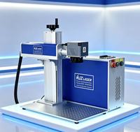 Appareil de marquage laser à fibre portatif, gravure séparée, vitesse rapide, haute précision, prix attractif, contrôle EZCAD, faible consommation d'énergie