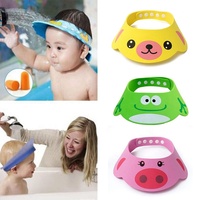 YDM-visera de baño ajustable para niños, sombrero de ducha de bebé, protector de lavado de pelo, champú, impermeable, nuevo