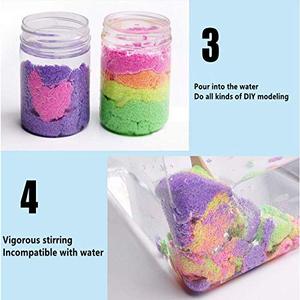 Commercio all'ingrosso sabbia idrofobica Logo personalizzato e Packaging OEM /ODM idrofobo magia sabbia-scienza personalizzata sabbia Multi-opzioni di colore - Product Image 4