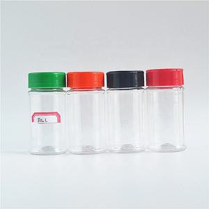 स्क्रू कैप के साथ कस्टम 100 मिलीलीटर प्लास्टिक ढक्कन के साथ अनुकूलित प्लास्टिक ढक्कन नमक मिर्च शेकर मसाला बोतल - Product Image 4