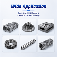 Centre d'usinage vertical CNC avec changeur d'outils automatique pour le fraisage de pièces métalliques
