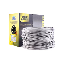 Venta Directa de Fábrica, Cable UTP Cat5e de Alta Calidad para Oficina en Casa, Cable de Red de Internet de Alta Velocidad, 100m/305m, Conductor de PVC