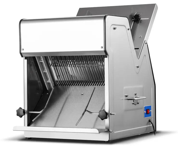 Commerciële Broodsnijmachine 7Mm Dikte Messen Broodsnijmachine Bakkerij Fabrikant