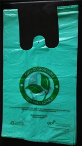 ถุงเสื้อยืดพลาสติกย่อยสลายได้ทางชีวภาพแบบกำหนดเองได้ - Product Image 4