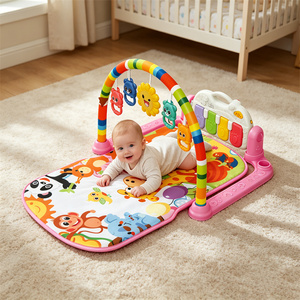 <span class=keywords><strong>Tapis</strong></span> d'éveil musical pliable pour bébé avec piano à pédales et arche d'activités – Offre spéciale - Product Image 2