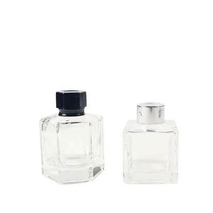 Bouteilles diffuseurs de parfum en verre dépoli mat décoratives pour la maison, vente en gros - Product Image 2