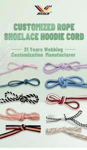 Groothandel Kleurrijke Custom Bicolor Top Trekkoord Ronde Einde Hoodie Trekkoord Met Siliconen Tips - Product Image 3