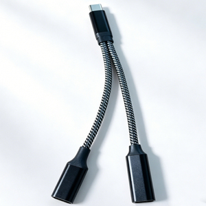 Cable USB C Trenzado Antidesgaste de 30000 Curvaduras, Tipo C 2x para <span class=keywords><strong>Adaptador</strong></span> Divisor, Compatible con iPhone 15/14/13 y iPad, Marca OEM - Product Image 4