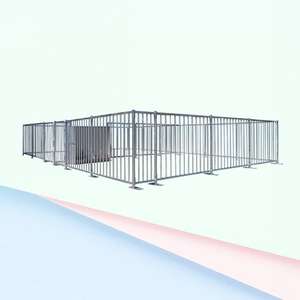 Cage d'engraissement pour porcs en acier galvanisé à chaud, durable, neuve, vente en gros, garantie 1 an, modèle HENGYIN HY-fatten, ensemble complet - Product Image 3