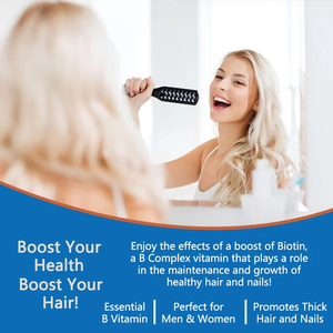 Gomitas de Biotina con Sabor a Frambuesa ODM 5000MCG con Biotina y Suplemento de Sodio para el Cuidado y Mantenimiento de un Cabello Saludable para Adultos - Product Image 4