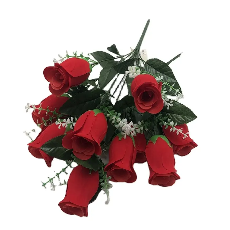 Buquê de flores de simulação natural, flores artificiais de casamento 11 buquê