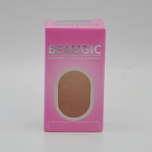 할리우드 고급 컬러 렌즈 포장 아이 콘택트 페이퍼 박스 컬러 콘택트 렌즈 상자 맞춤형 미용 콘택트 렌즈 패키지 - Product Image 5