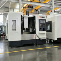 Centro de Mecanizado Vertical CNC VMC855 de Fábrica China, Alta Rigidez, 8000-12000 rpm, BT40, Husillo Único, Piezas de Alta Precisión