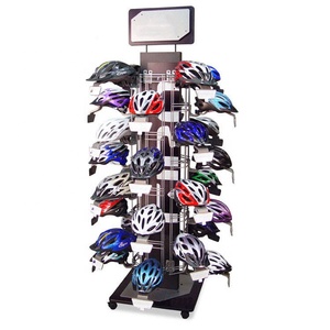 <span class=keywords><strong>Support</strong></span> de Présentation pour Casque Intégral de Moto Électrique Tout-Terrain Moderne Personnalisé - Présentoir Métallique Autonome pour Usage Commercial - Product Image 1